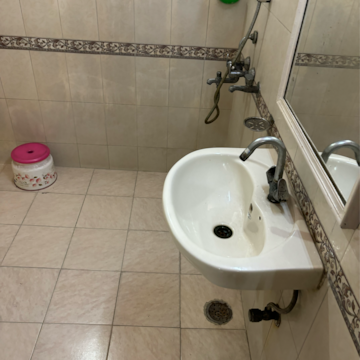 Bathroom in 2.5 BHK Independent House at RWA Apartments Sector 50, Sector 50 – for Rent