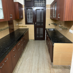 Kitchen in 3.5 BHK Apartment at Mansrovar Apartment, Sector 52 – for Sale