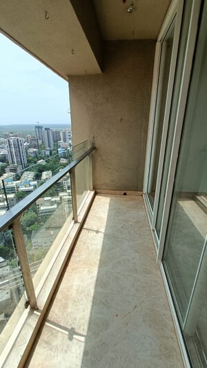 Balcony in 3 BHK Apartment at Runwal Elegante, Andheri West – for Rent