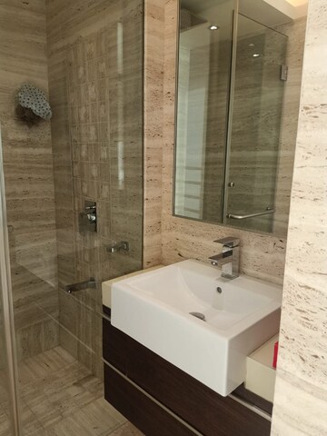 Bathroom in 3 BHK Apartment at Oberoi Springs, Andheri West – for Rent