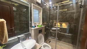 Bathroom in 4 BHK Builder Floor at Chittaranjan Park – for Sale
