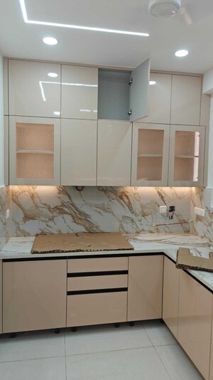 Kitchen in 2 BHK Apartment at Rajapushpa Provincia, Narsingi – for Rent