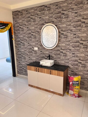 Bathroom in 3 BHK Apartment at Rajapushpa Provincia, Narsingi – for Rent