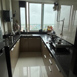 Kitchen in 2 BHK Apartment at Chamunda Serene, Seawoods West – for Sale