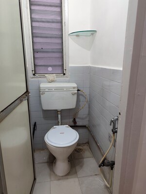 Bathroom in 1 BHK Apartment at Shree Pushpanjali CHS, Andheri West – for Rent