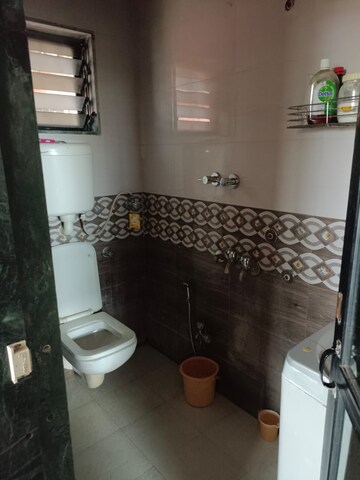Bathroom in 1 BHK Apartment at Gala One Panchpakhadi, Thane West – for Rent