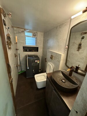 Bathroom in 2 BHK Apartment at RNA NG Eclat, Andheri West – for Rent