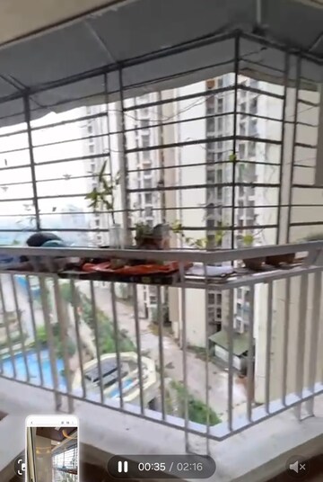 Balcony in 2 BHK Apartment at Bharat Ecovistas, Shilphata – for Sale