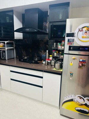 Kitchen in 3 BHK Apartment at DSR RR Avenues, Yelahanka – for Rent