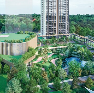 1 BHK Apartment – Exterior View View at Unique Greens Ghodbunder Road, Ghodbunder Road - for Sale