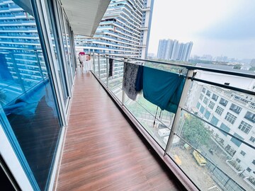 Balcony in 3.5 BHK Apartment at Amanora Gateway Towers, Hadapsar – for Sale