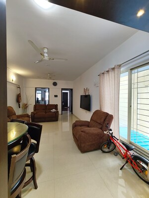 Living Room in 2 BHK Apartment at Gini Viviana, Balewadi – for Rent