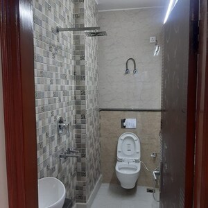 Bathroom in 3 BHK Builder Floor at Vipin Garden – for Rent