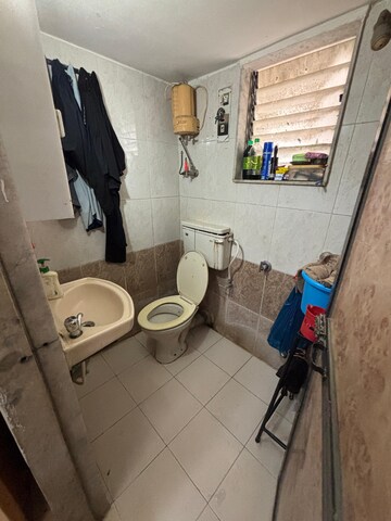 Attached Bathroom in 1 BHK Apartment at Dedhia Harshgiri, Dahisar East – for Rent