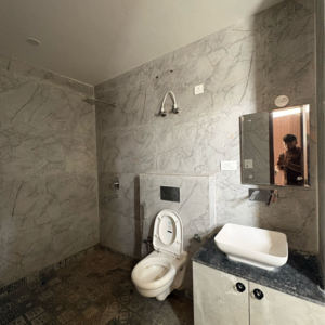 Bathroom in 3 BHK Builder Floor at Sector 81 – for Rent