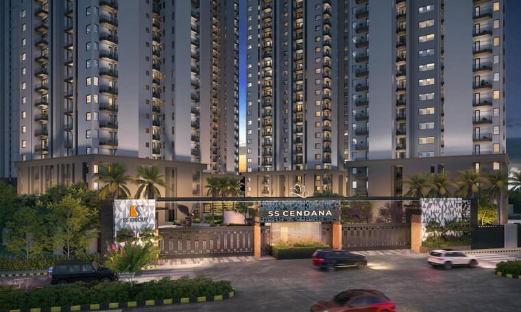 Exterior View, ss-cendana 3 Bedroom 1450 Sq.Ft. Apartment In Sector 83 Gurgaon 9287974