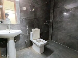 Bathroom in 2 BHK Builder Floor at Chattarpur – for Rent