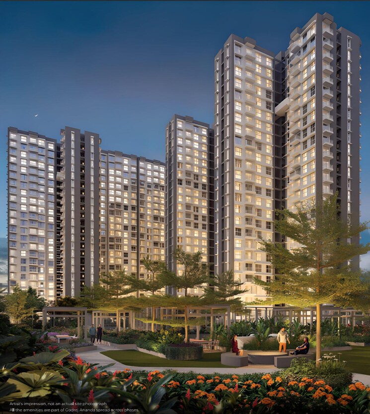 Exterior View, godrej-ananda 3 Bedroom 1229 Sq.Ft. Apartment In Bagaluru Bangalore 9287282