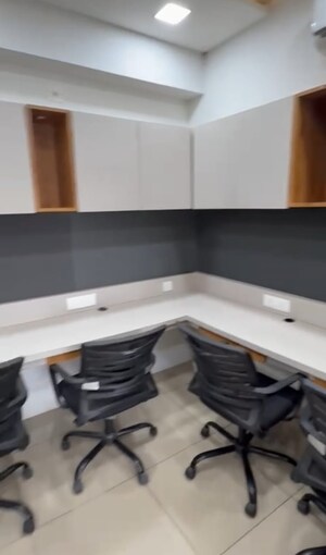 Team Area in  Office Space at Goyal Titanium Business Park, Makarba – for Rent