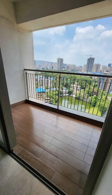 Balcony in 2 BHK Apartment at Kalpataru Paramount, Kapur Bawdi – for Rent
