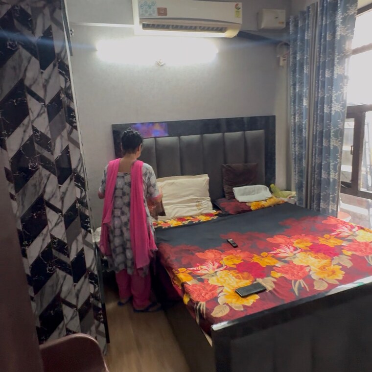 Bedroom, auric-city-homes 3 Bedroom 672 Sq.Ft. Apartment In Neharpar Phase 2 Faridabad 9288095