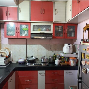 Kitchen in 2 BHK Apartment at Runwal Garden City, Balkum Pada – for Rent