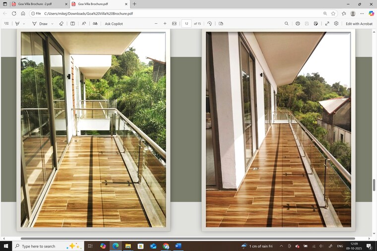 Balcony, siridao 5 Bedroom 5382 Sq.Ft. Villa In Siridao Goa 9288046