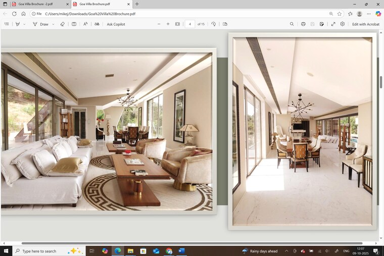 Living Room, siridao 5 Bedroom 5382 Sq.Ft. Villa In Siridao Goa 9288046