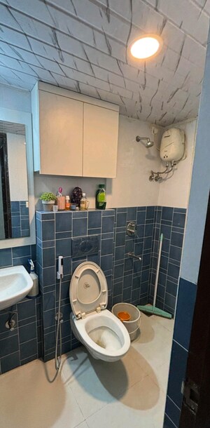 Bathroom in 2 BHK Apartment at Lodha Amara, Kolshet Road – for Rent