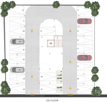 3 BHK Apartment – Exterior View View at Saligramam - for Sale