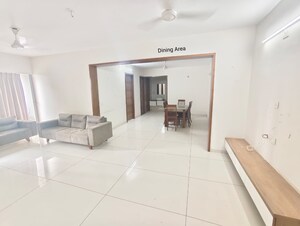 Living Room in 4 BHK Apartment at Bodakdev – for Rent