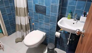 Bathroom in 2 BHK Apartment at Lodha Amara, Kolshet Road – for Rent