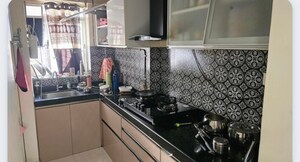 Kitchen in 2 BHK Apartment at Lodha Amara, Kolshet Road – for Rent