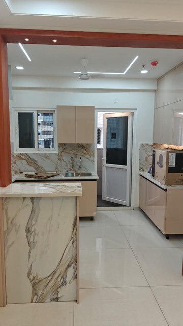 Kitchen in 2 BHK Apartment at Aparna Sarovar Zicon, Nallagandla – for Rent