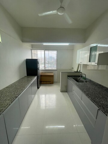 Kitchen in 3 BHK Apartment at Nyati Eternity 2 CHS, Undri – for Rent