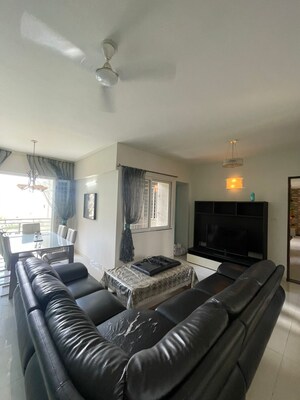 Living Room in 3 BHK Apartment at Nyati Eternity 2 CHS, Undri – for Rent