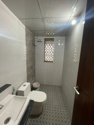 Bathroom in 3 BHK Apartment at Nyati Eternity 2 CHS, Undri – for Rent