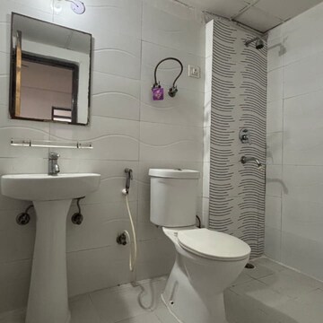 Bathroom in 3 BHK Apartment at Amrapali Zodiac, Sector 120 – for Sale