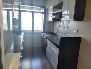 Kitchen in 2 BHK Apartment at Srishti Kailash Tower Apartment, Mulund West – for Rent