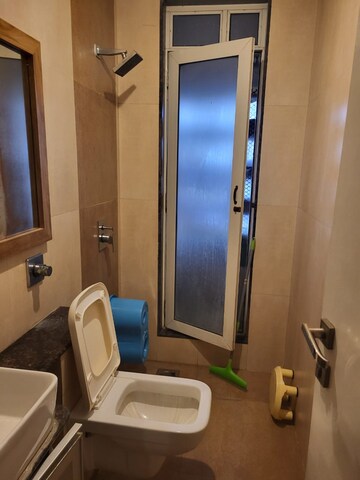 Bathroom in 1 BHK Apartment at Gurunam Guru Niwas, Andheri East – for Rent