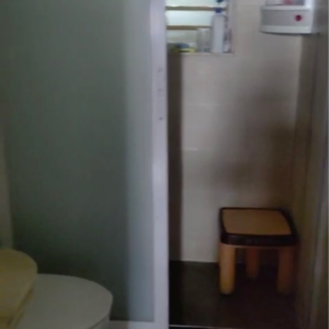 Bathroom in 2 BHK Apartment at Dosti Belleza, Mint Colony – for Rent