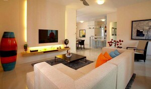 Living Room in 2 BHK Apartment at Dharti Kailash Tower, Kamothe – for Sale