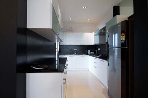 Kitchen in 3 BHK Apartment at Sushma Chandigarh Grande, Lohgarh – for Rent