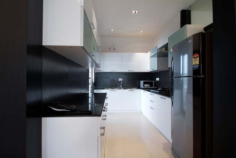 Kitchen, sushma-chandigarh-grande 3 Bedroom 1845 Sq.Ft. Apartment In Lohgarh Zirakpur 9288469