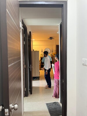 Building Lobby in 2 BHK Apartment at Rajesh Raj Infinia, Malad West – for Rent