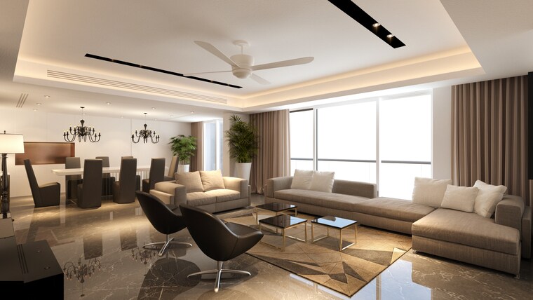 Living Room, srb-gurudeo-chs 2 Bedroom 1040 Sq.Ft. Apartment In Kamothe Navi Mumbai 9288459