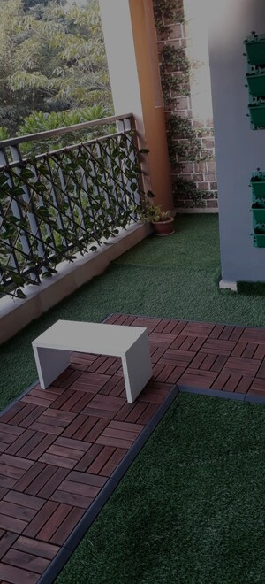 Balcony in 3 BHK Apartment at Aparna HillPark Gardenia, Chanda Nagar – for Rent