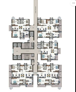 Floor Plan in 3 BHK Apartment at Hallmark Altus, Kondapur – for Sale