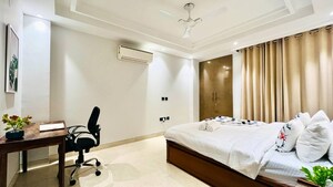 Bedroom in 4 BHK Apartment at Saarrthi Signature Tower, Shivajinagar – for Sale