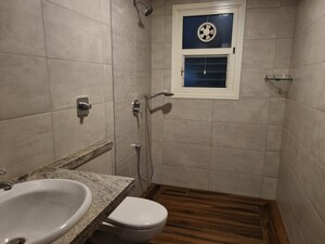 Bathroom in 3 BHK Apartment at Sobha Windsor, Whitefield – for Rent